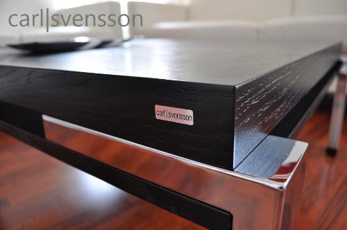 Design Couchtisch Carl Svensson K222 schwarz Chrom Tisch Design Couchtisch Carl Svensson K222 schwarz Chrom Tisch