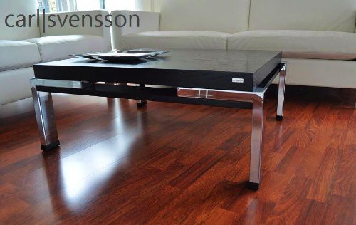 Design Couchtisch Carl Svensson K222 schwarz Chrom Tisch Design Couchtisch Carl Svensson K222 schwarz Chrom Tisch