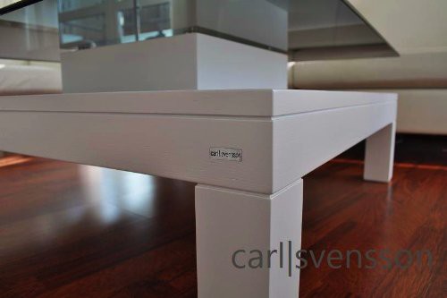 ~ DESIGN COUCHTISCH Tisch V570H weiß getöntes Glas Carl Svensson NEU Design Esstisch Weiß Glas Carl Svensson ~ DESIGN COUCHTISCH Tisch V570H weiß getöntes Glas Carl Svensson NEU