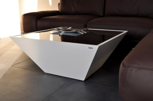 DESIGN COUCHTISCH Carl Svensson Pyramide MV3 Weiß DESIGN COUCHTISCH Carl Svensson Pyramide MV3 Weiß