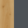 Eiche Artisan - Anthrazit matt